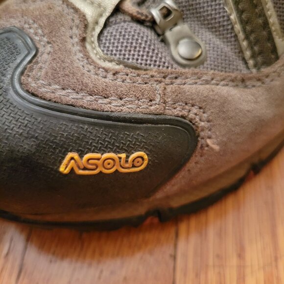 Asolo ATTIVA GTX Hiking Boots 7.5‎ Brown High Top Lace Up Waterproof Gore Tex - Picture 12 of 15